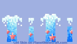 Sea Star Ocean Dress [BASE} Minecraft Skin