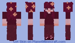 Purple Haired Girl with Glasses Minecraft Skin