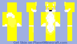 yellow Minecraft Skin