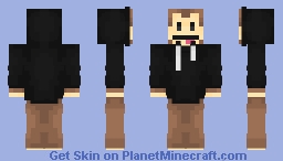 Monkey in a hoodie for my friend Minecraft Skin