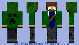 creeper jacket man Minecraft Skin