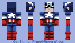 Captain America | The Avengers: Earth's Mightiest Heroes Minecraft Skin