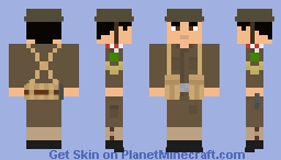 WW2 Canadian Corporal (4th Canadian (Armoured) Division) Minecraft Skin