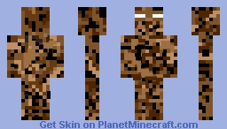Desert Camo skin Minecraft Skin