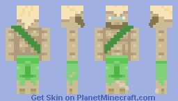 Jungle Survivor Minecraft Skin