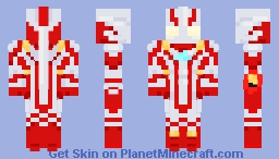 Ultraman Mebius Minecraft Skin