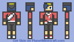 Pokemon - Pokemon Trainer Ethan (Outline) Minecraft Skin