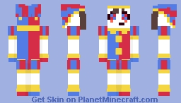 Pomni - The Amazing Digital Circus Minecraft Skin