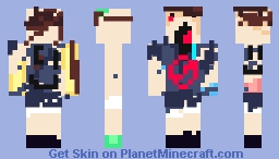 Poophead before I totally ruined the skin Minecraft Skin