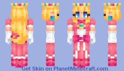 Princess Peach ! Minecraft Skin