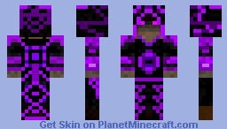 Purple Mage Minecraft Skin