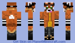 Red Panda Furry Minecraft Skin (Itz Rindom) Minecraft Skin