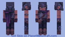 Raven Courier Minecraft Skin