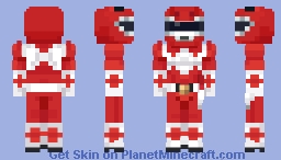 Red Ranger | Mighty Morphin Power Rangers Minecraft Skin