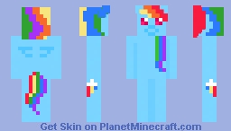Rainbowdash Minecraft Skin