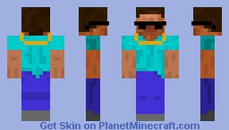Rich Steve Minecraft Skin