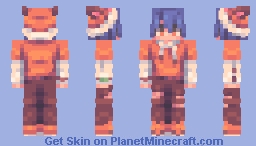 . fox lover . shading test (alt ver. in desc.) Minecraft Skin