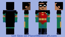 Robin | Batman: The Animated Series Minecraft Skin