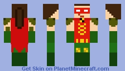 Robin (Helena Wayne) Minecraft Skin