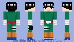 Rock Lee Minecraft Skin