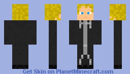 Kh Roxas Organization XIII Cloak Minecraft Skin