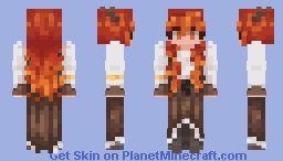 Ginger Hair Girl Minecraft Skin