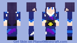 Saeko Bosujima (kimono) Minecraft Skin