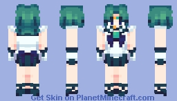 sailor neptune🪞pretty guardian sailor moon Minecraft Skin