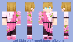 Sakura MrkvaMan Minecraft Skin