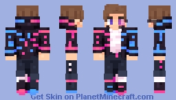SaltContent - Yappatron Hiitzhunter x Solar Skirmish 2 Minecraft Skin