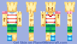 Hive Sandcastle Costume (Recreation) Minecraft Skin