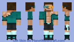 MCC Blank Canvas | Cyan Coyotes | GoodTimesWithScar Minecraft Skin