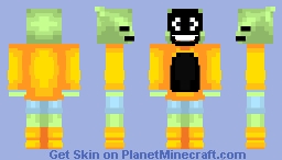 Scared Donut Guy - UNDERTALE Minecraft Skin