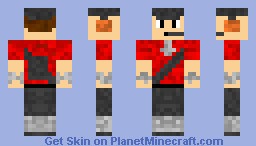 Scout from tf2 (better in 3-D) Minecraft Skin