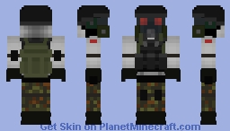 Scp Chaos Insurgency soldier by me Minecraft Skin