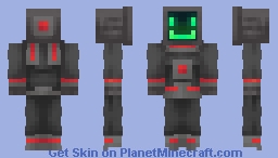 P.A.M.A Redstoner - Screen Heads Jam Minecraft Skin