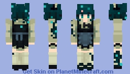 [FTU] Sculk Maid Minecraft Skin
