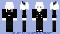 [Nyawl' Skin] Black suit & backpack - Original skin Minecraft Skin