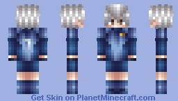 Seishiro Nagi | Blue Lock Minecraft Skin