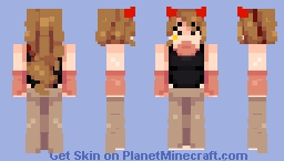 WOLFAkita ! SF ff Minecraft Skin