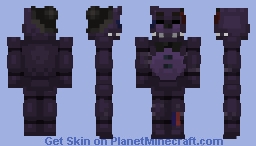 Shadow Freddy (EYELESS) - Five Nights At Freddy's 2 Minecraft Skin