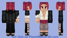 "Red-Haired" Shanks Minecraft Skin