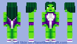 She-Hulk | Classic Minecraft Skin