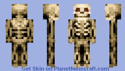 Evil Skeleton Minecraft Skin