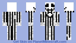 Jack Skellington Minecraft Skin