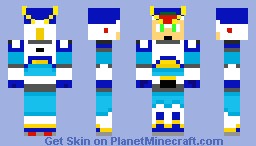 Megaman X Full armor Version Minecraft Skin