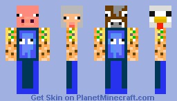 Too many Passive Mobs Minecraft Skin