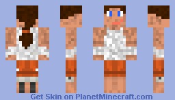 chell (from portal 2) Minecraft Skin