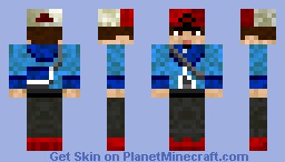 Pokémon Trainer Black Minecraft Skin