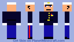 US Marine Officer Uniform (Rank 1st Lt.) Minecraft Skin